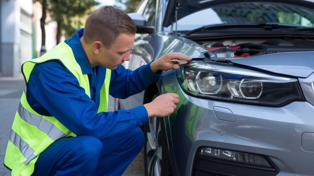 Professional headlight bulb replacement