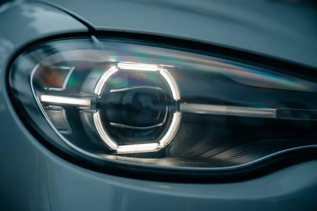 Custom headlight upgrade work