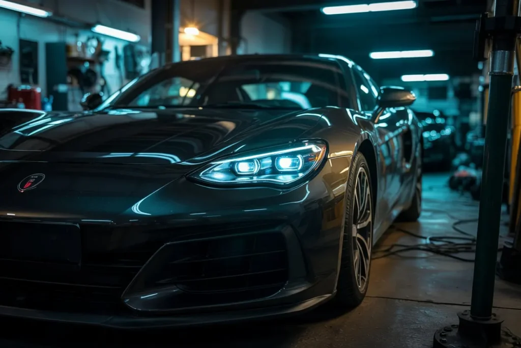 Headlight upgrade service center