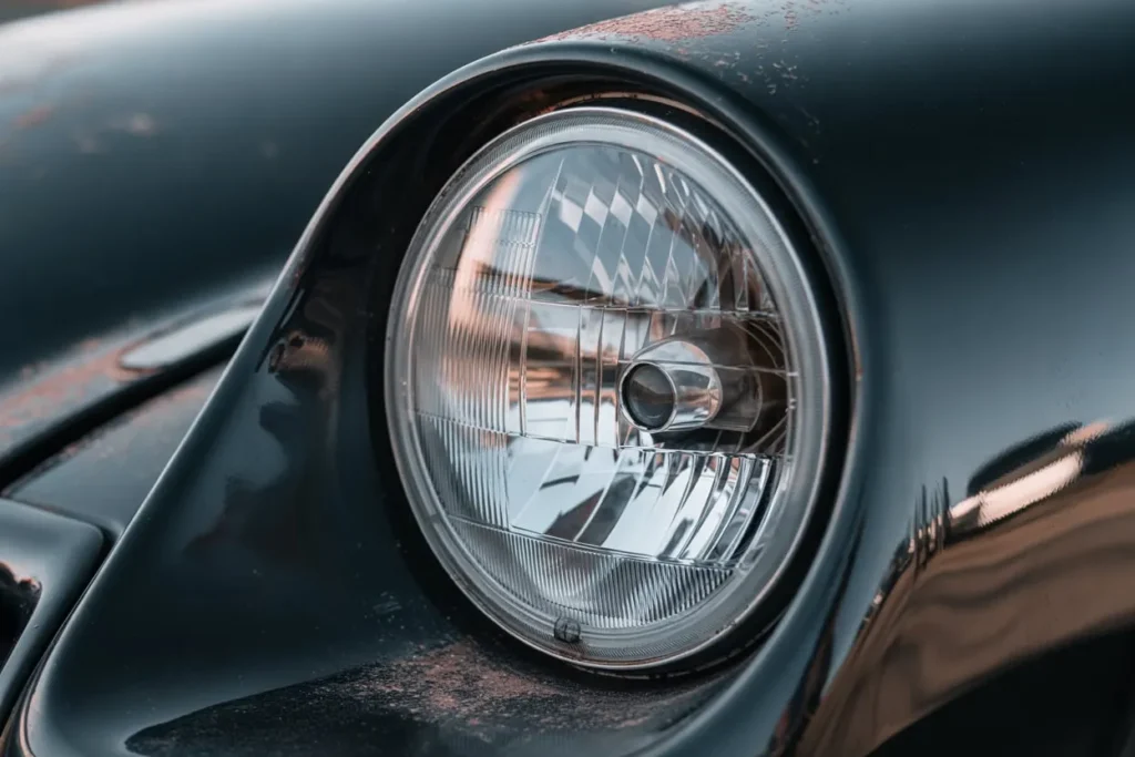 front light beam adjustment