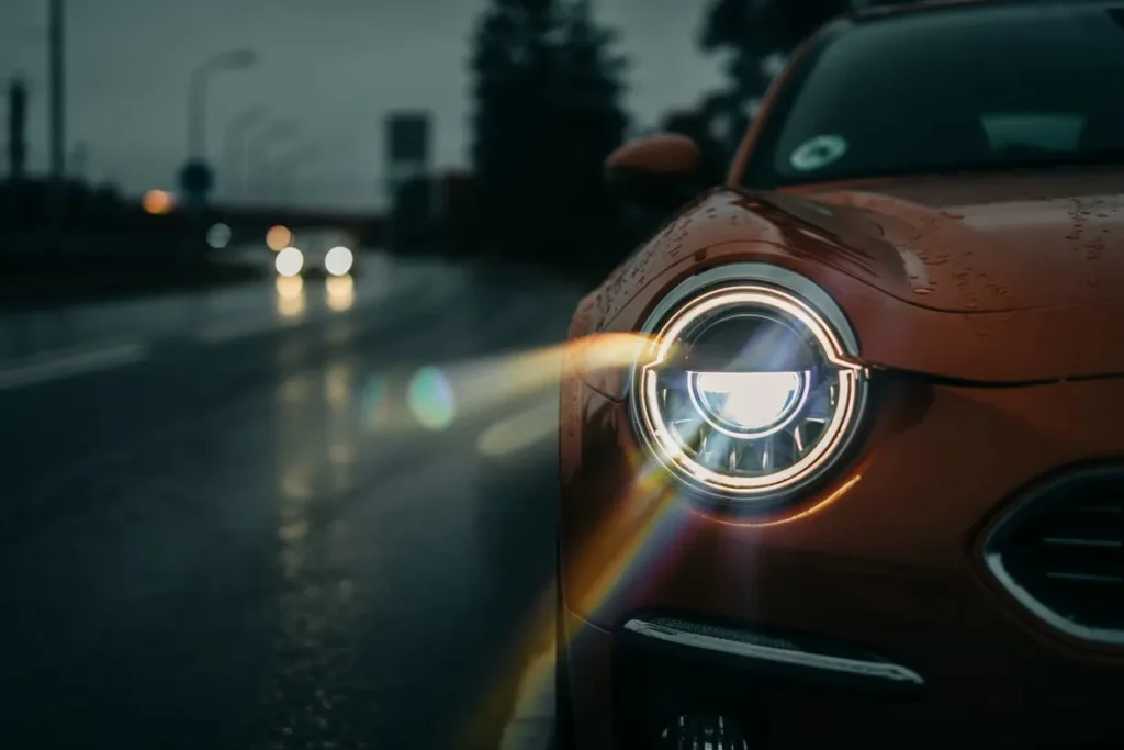 Auto headlight wire fix