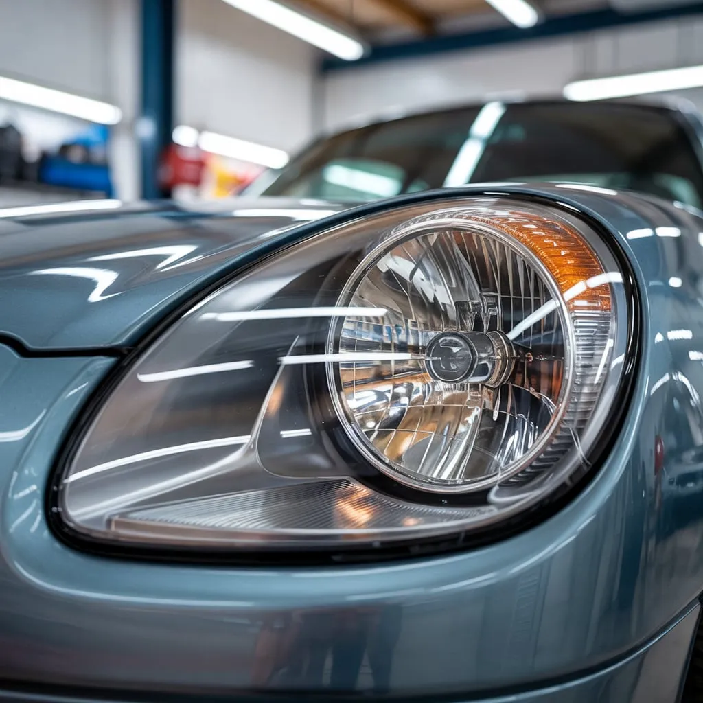 Headlamp glass restoration service