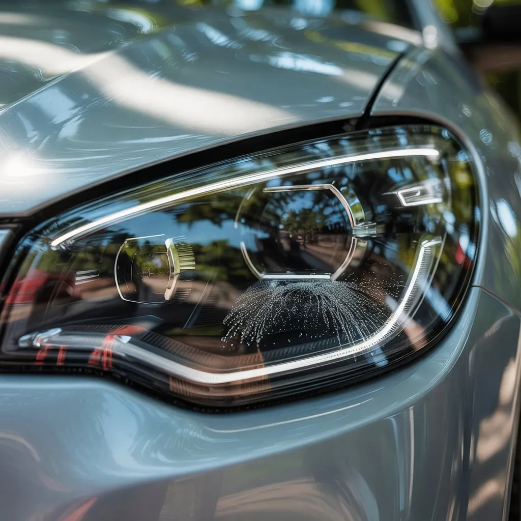 Front lamp glass panel repair