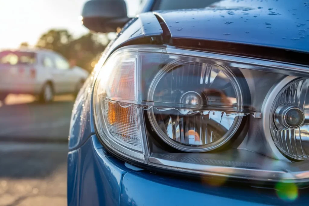 headlight condensation removal