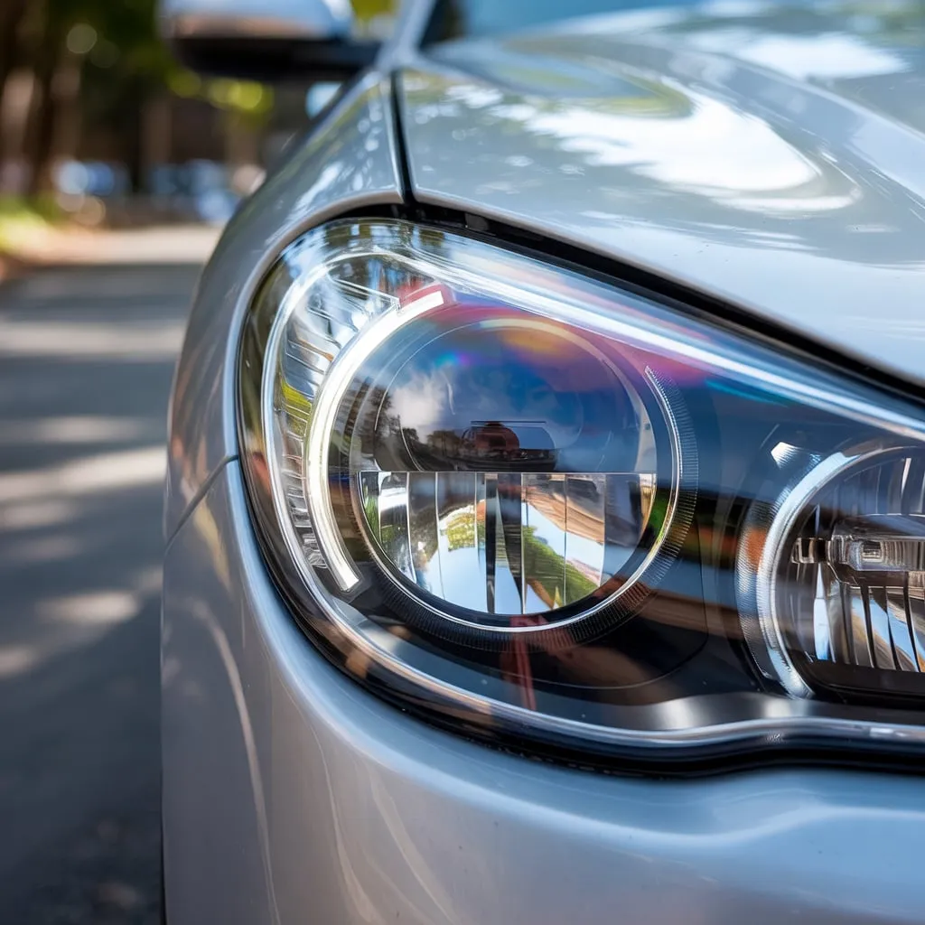 Headlight surface UV seal