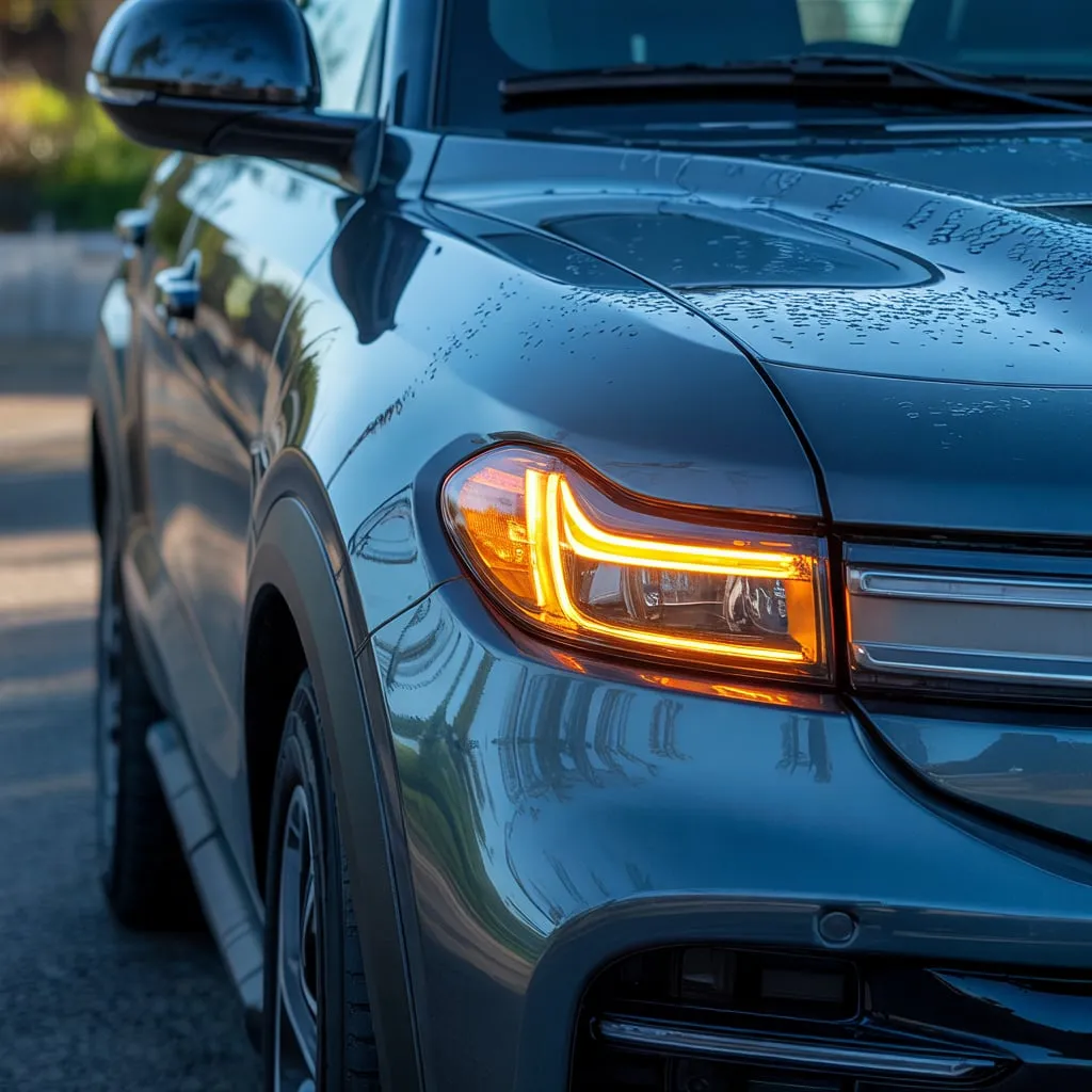 Broken fender light replacement