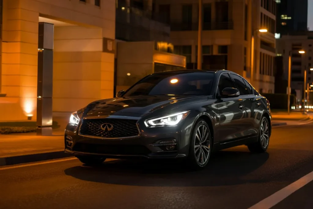 Infiniti UV damage headlight repair
