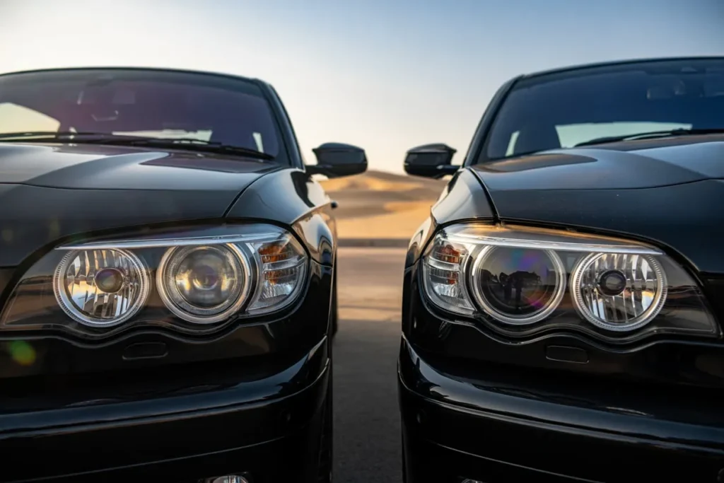 BMW laser light setup