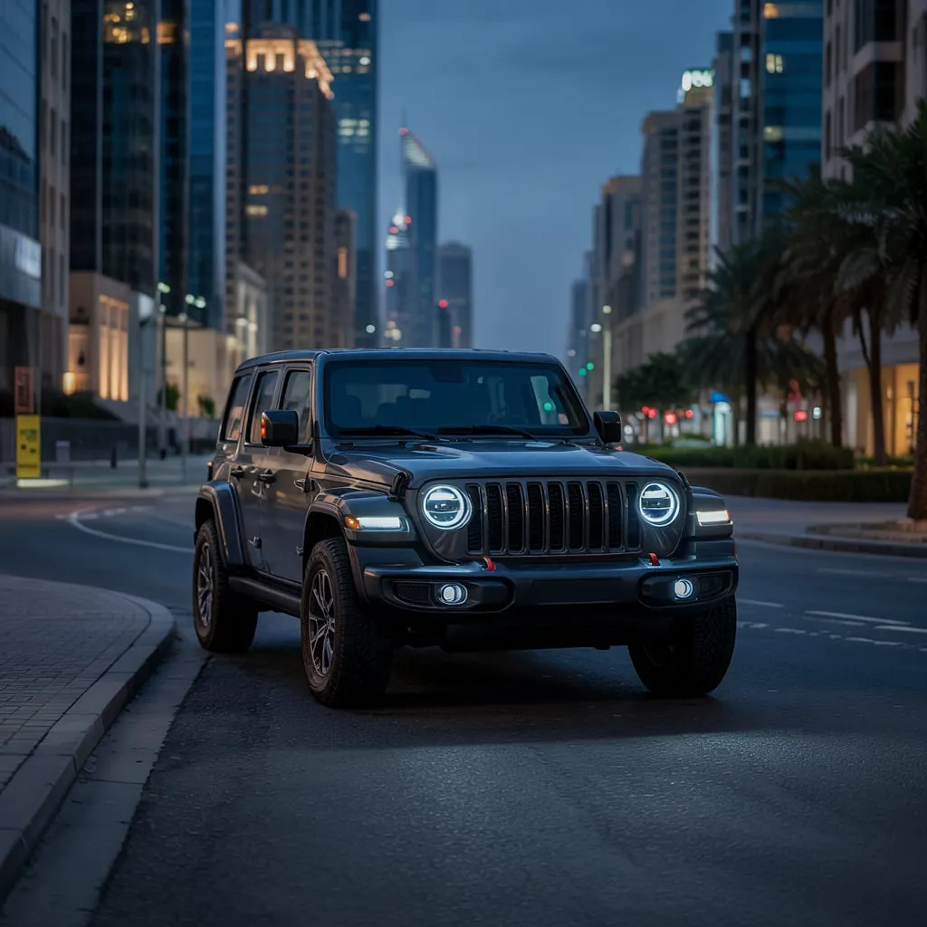 Jeep headlight service
