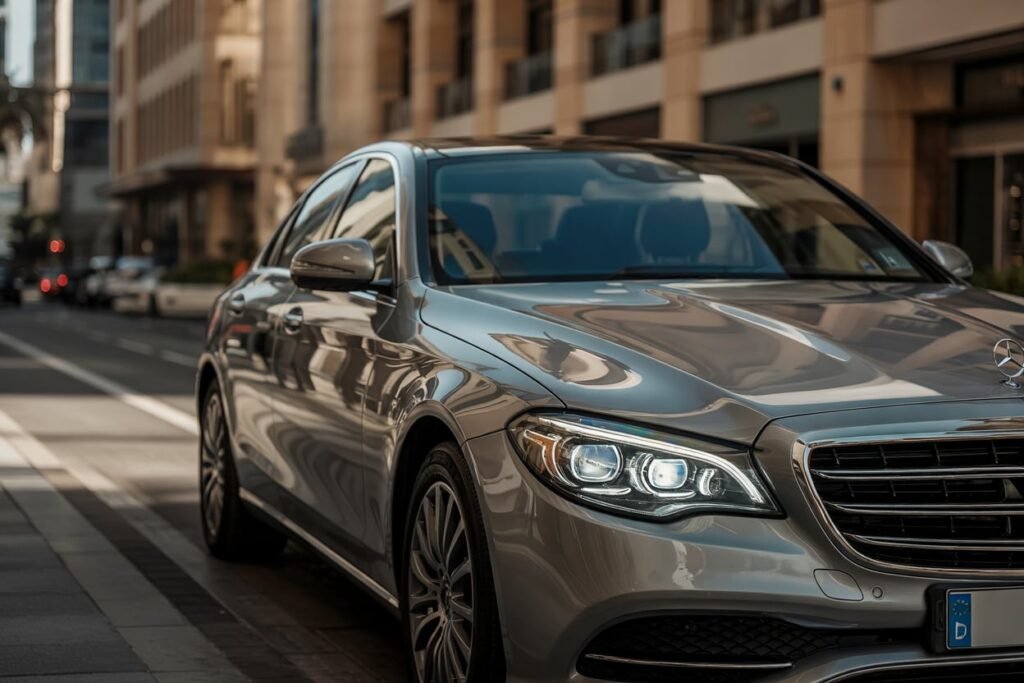 Mercedes front light repair