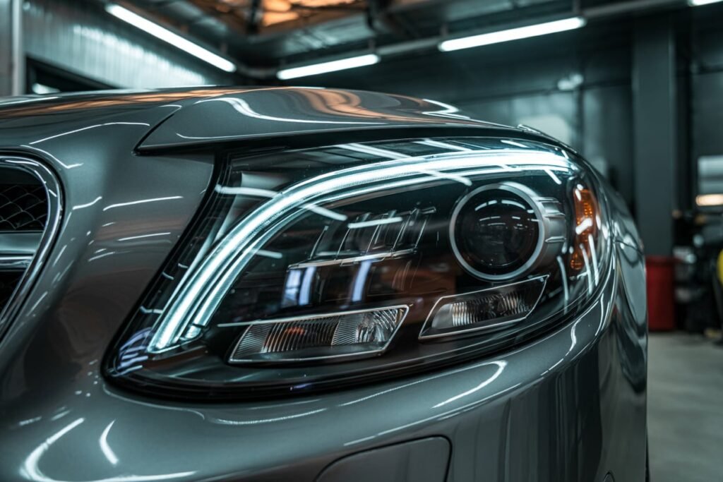 Mercedes headlight calibration