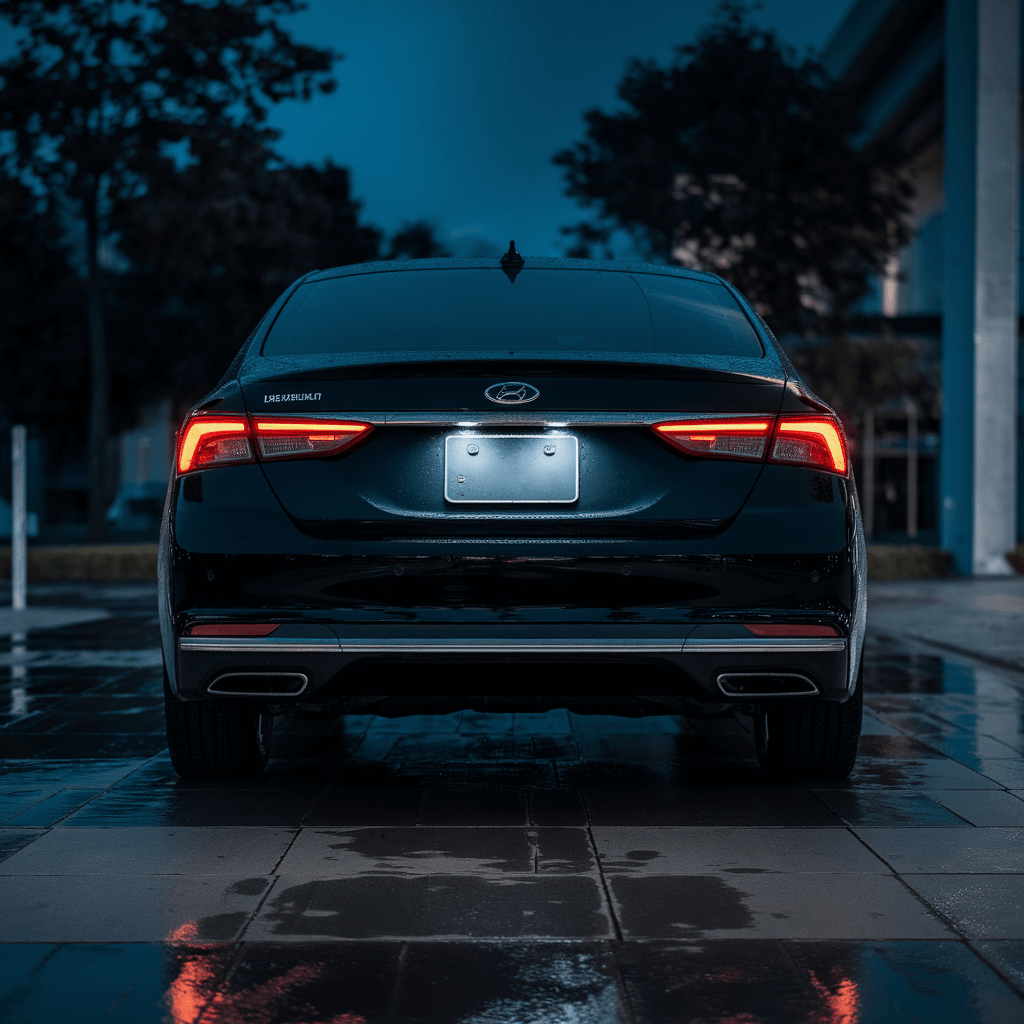 Dim number plate light repair