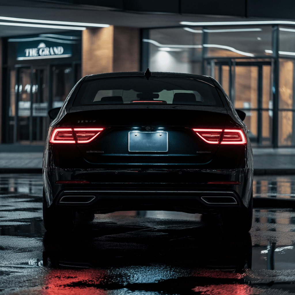 Vehicle number plate light change