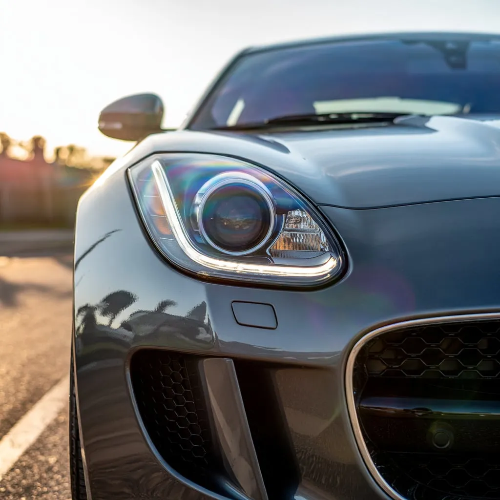 Jaguar headlamp restoration