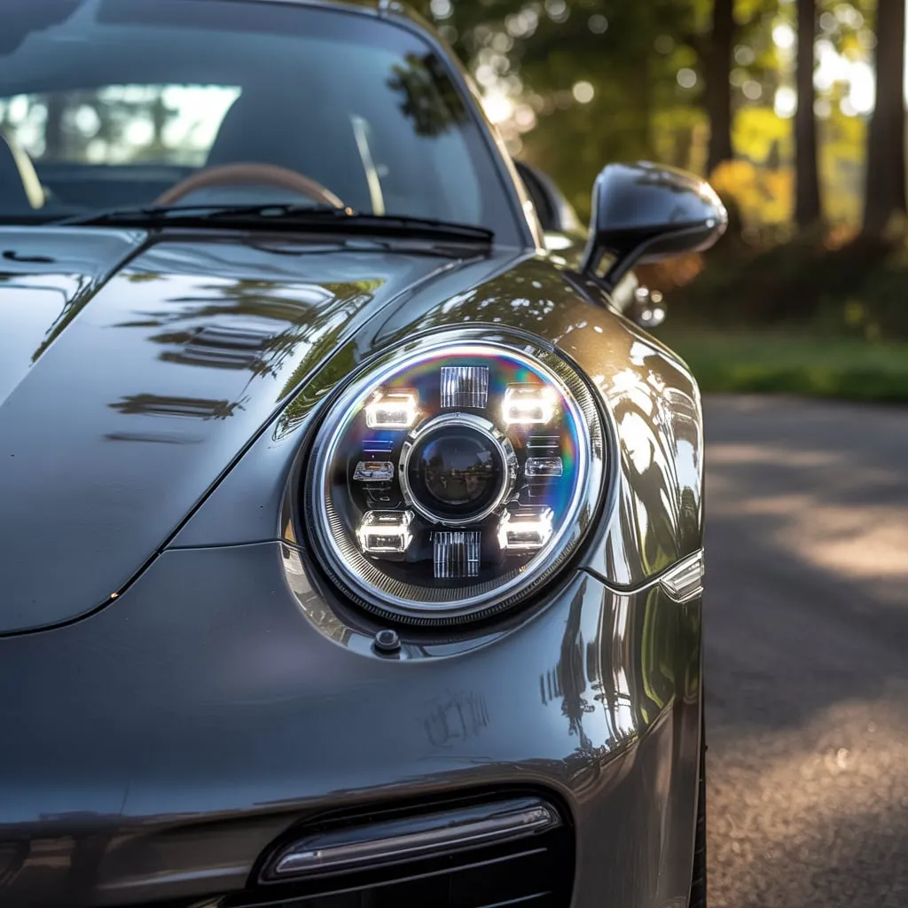 Porsche headlight wiring fix