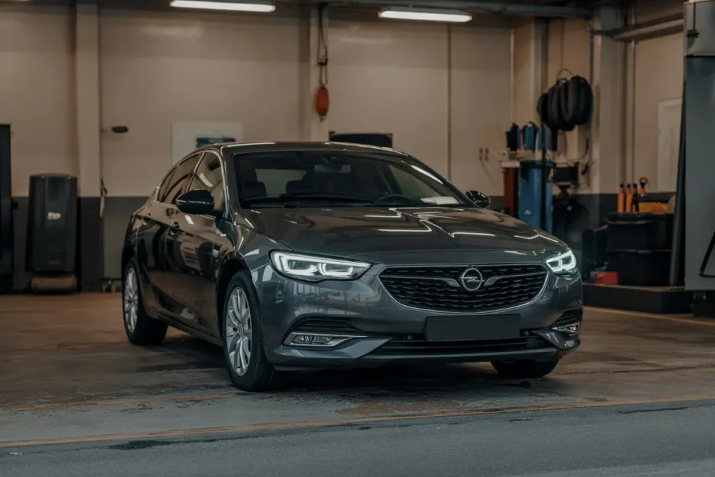 Opel headlamp restoration